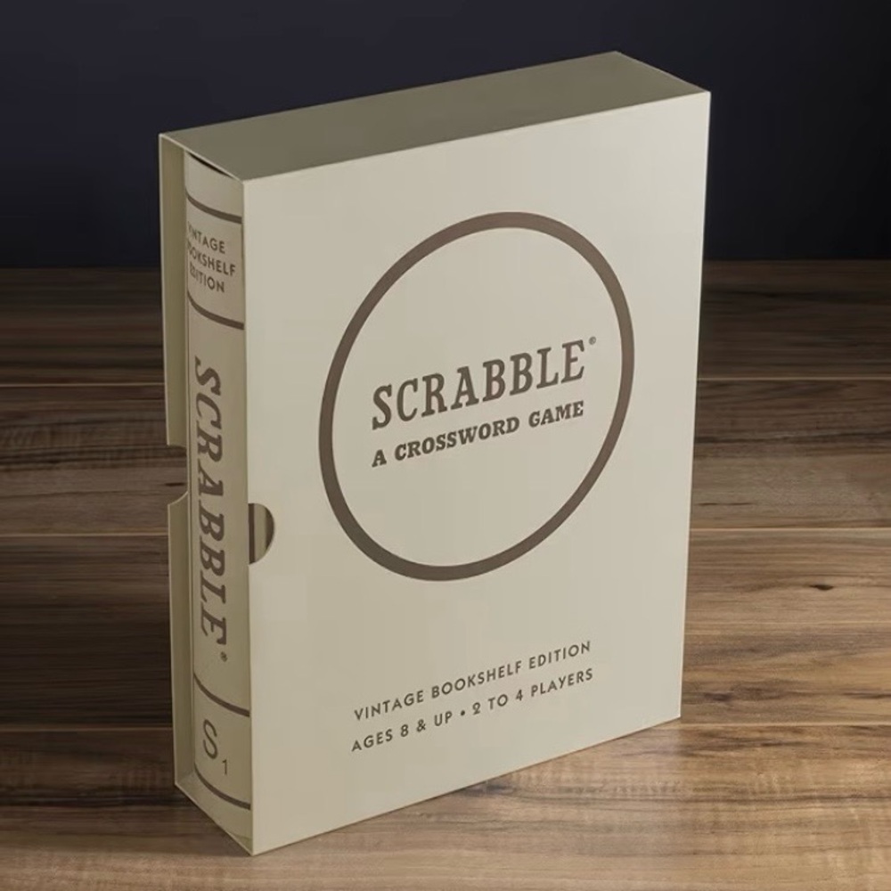 🃏 Scrabble Vintage Bookshelf Edition - Picture 4 of 6
